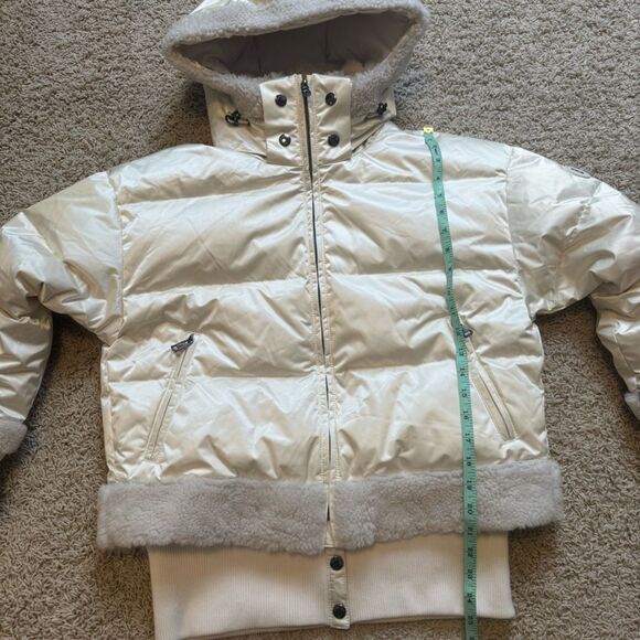 BOGNER Mia shearling-trimmed down ski jacket Women’s US 4 - Picture 12 of 16